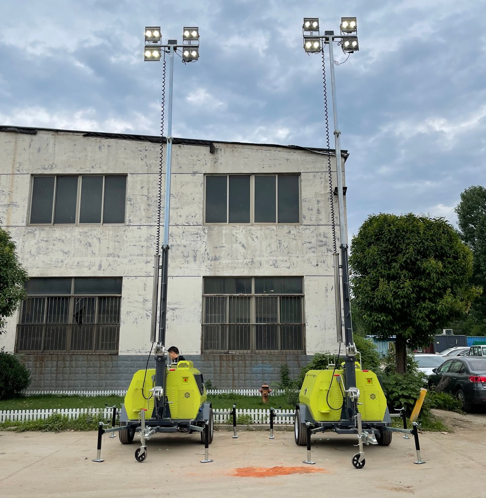 持續交貨中！山東思拓瑞克20臺9米移動照明燈車陸續發貨發往蒙古國